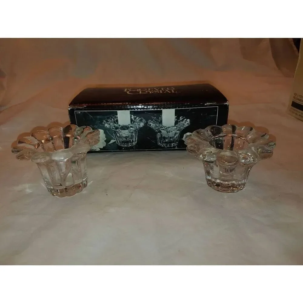 Forever Crystal Set Of 2 Candle/Votive Holders Style #315160
